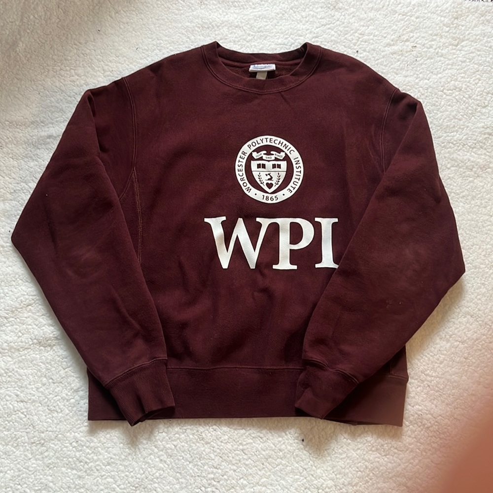 WPI Burgundy Sweatshirt